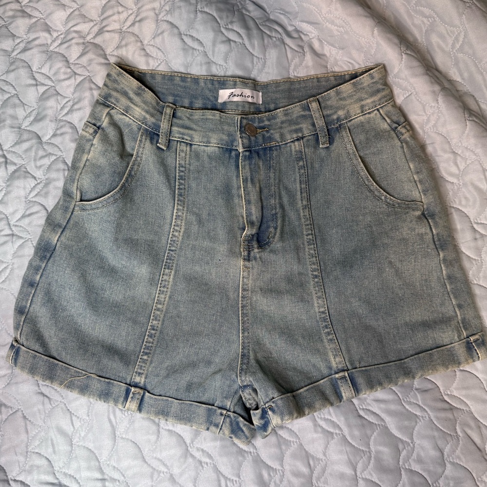 Fashion Denim Blue Shorts